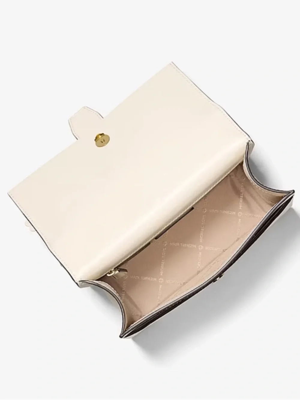 MICHAEL KORS Greenwich Small Embellished Crossbody Bag Light Cream Multi NWT